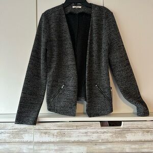 Maurices Charcoal Open-Front Blazer